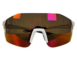 Smith Reverb Matte White Sunglasses Mirrored Lens Sport Eyewear
